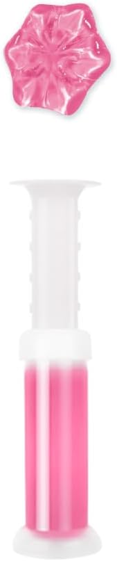 Toilet Cleaning Gel Floral Scent. Pack of 1 (1.61oz) with 14 Gel Stamps for Continuous Toilet Cleaning, Deodorizing & Fruity Freshness.
