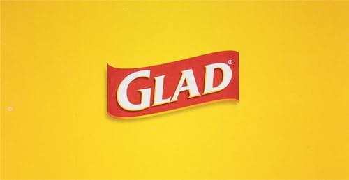 Glad Trash Bags, 13 Gallon, White | Quick-Tie | Tall Kitchen | 68 Count, Pack of 4