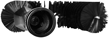 Vikan 53729 Hook Brush - 14.17-Inch Curved BPA-Free Pipe, Tube, and Gutter Cleaner, Compatible with Vikan Extension Poles, Black