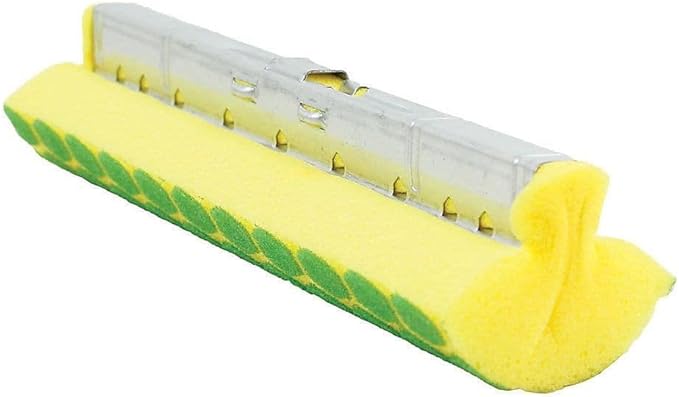 Libman Nitty Gritty Roller Mop Refills | Scrub Mop | Wet Mop | Mops for Floor Cleaning | Sponge Mop | Self Wringing Wood Floor Mop | | 6 Replacement Mop Heads Included