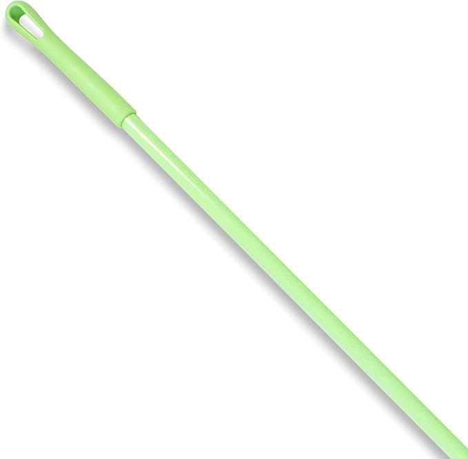SPARTA Fiberglass Broomstick Replacement Broom Handle with Acme Threaded Tip for Industrial Cleaning Tools, Fiberglass, 60 Inches, Lime