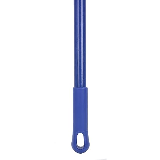 SPARTA 369475EC14 Fiberglass Mop Handle, Jaw Style Mop With Swivel Hang Up Cap For Cleaning, Commercial, Residential, 60 Inches, Blue, (Pack of 12)