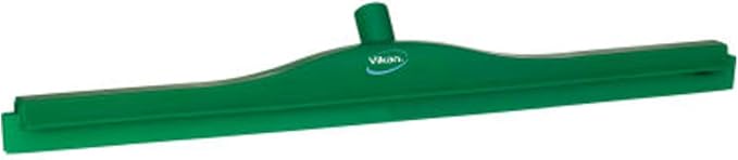Vikan 77152 Squeegee,Ultra Hygiene,Dbl Blade,28",PP/RB,GN