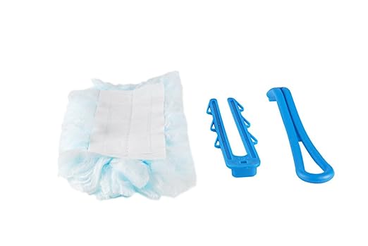 Disposable Dusters with Handle, 40-Pack – Dust & Allergen Trapping, One-Swipe Absorbing Fibers, Disposable Cleaning Dusters