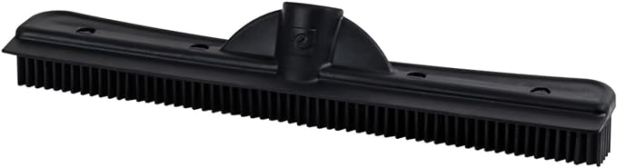 FURemover Pet Hair Removal Rubber Broom, 12" Broom Head