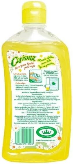 Carisma Liquid Laundry Detergent, 500 ml, 3 Pack