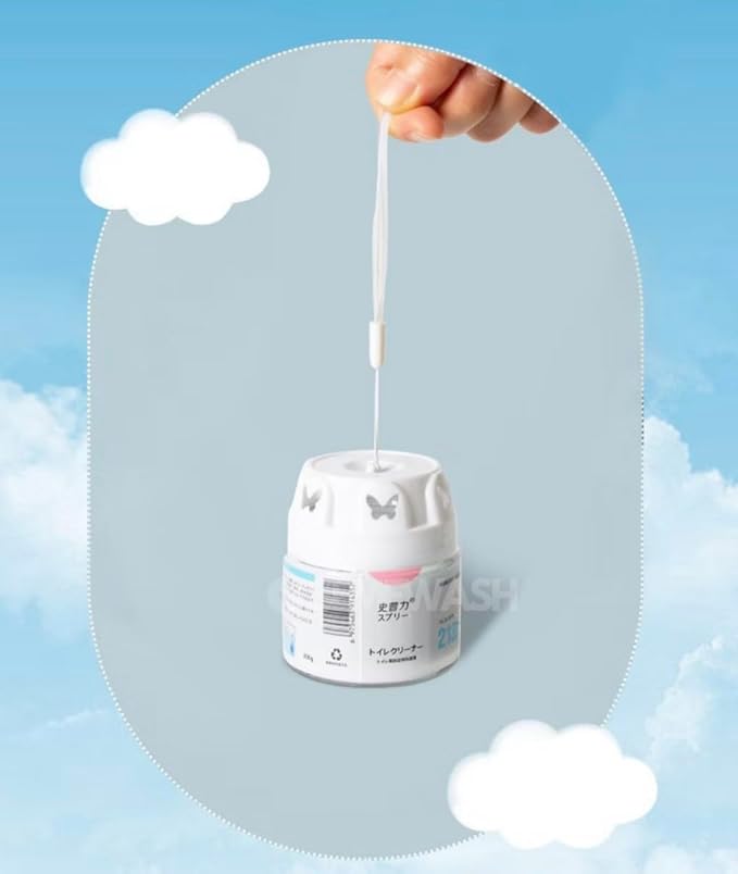 Automatic Toilet Bowl Cleaner - Bathroom Toilet Tank Deodorizing Cleaning - 2139 times - Made In Japan - Vien Tha Bon Cau Nhat Ban 200g