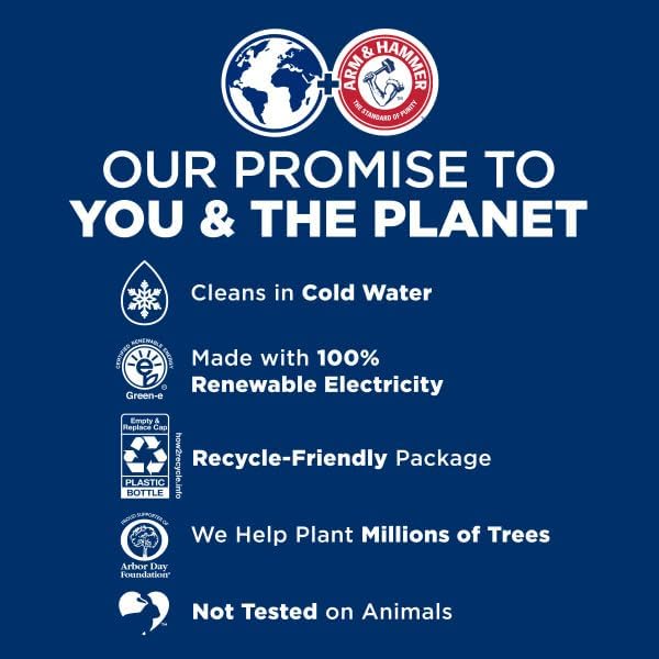 ARM & HAMMER Sensitive Skin Plus Fresh Scent, 170 Loads Liquid Laundry Detergent, 170 Fl oz