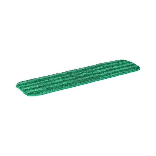 Medline Microfiber Advantage Sweep Wet/Dry Mop, Green, 18", Pack of 100