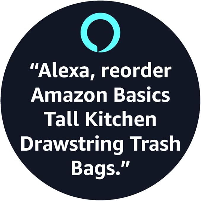 Amazon Basics Tall Kitchen Drawstring Trash Bags, Clean Fresh Scent, 13 Gallon, 45 Count (Previously Solimo)