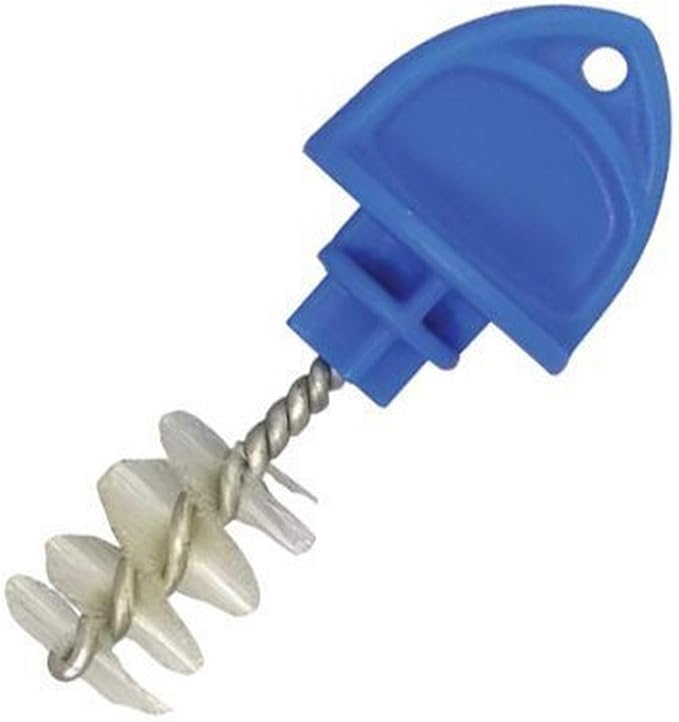 X12 Faucet Hygiene Plug Brush (12 Pack), Small, Blue