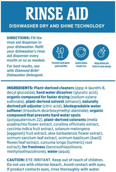 Melaleuca Rinse Aid for Dishwasher, 16 Fl Oz, up to 250 Washes - Cleaner and Deodorizer
