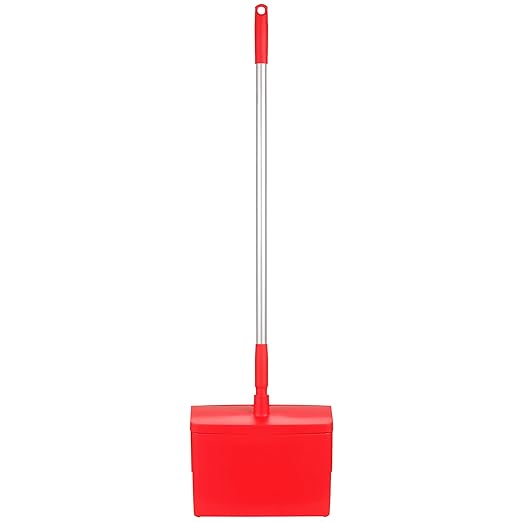 Vikan 56584 Compact Lobby Dustpan, 11.6", Red