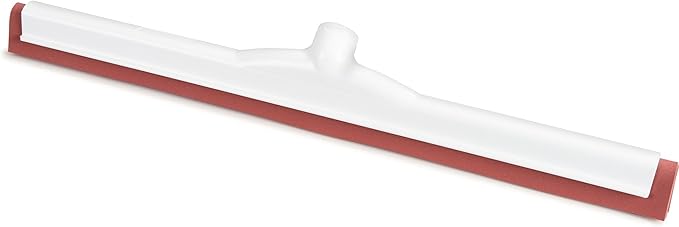 SPARTA Flo-Pac Moss Foam Floor Squeegee Window Squeegee with Plastic Frame for Floor, Bathroom, Kitchen, Concrete, Tile, Garage, Commercial Use, 22 Inches, Red, (Pack of 10)