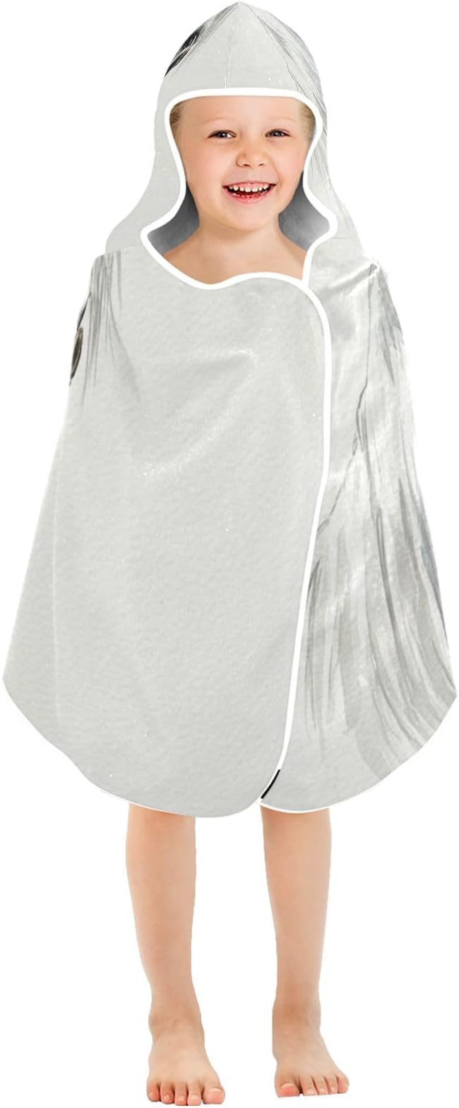 SUABO Kids' Bath Towels Hooded Towels for Boys Girls,Toddler Towels Multi-Purpose for Beach,Pool and Bathroom,23.5" x 50", Soft and Highly Absorbent