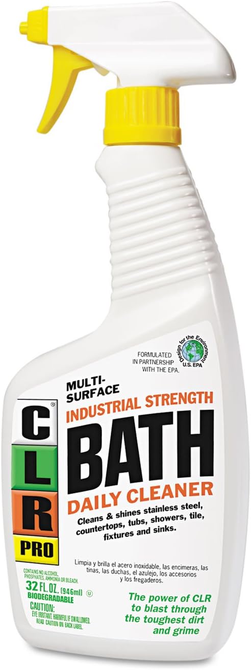 Bath Daily Cleaner, Light Lavender Scent, 32 oz Pump Spray, 6/Carton