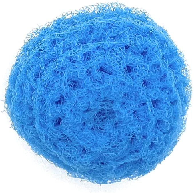 Set of 3 Nylon Net Dish Scrubbies (Medium Blue)