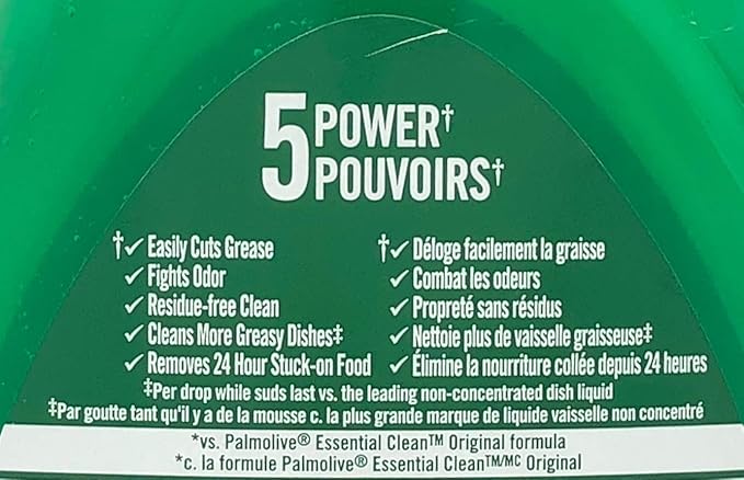 Palmolive Ultra Strength Liquid Dish Soap, Original, 20 fl oz,set of 2
