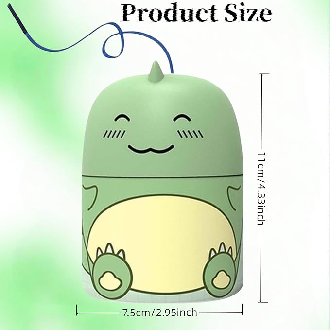 Toilet Cleaner and Deodorizer, Dinosaur-Shaped Crazy Clean Toilet Bowl Cleaner with Rope, Automatic Cleans Toilet Tank to Long Lasting with with Ocean, Jasmine, And Peach Scent (Ocean)