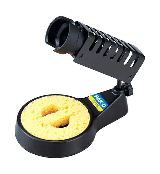 Hakko FH300-01/P Features a Weighted Stable Base that Can Accommodate The Standard Cleaning Sponge