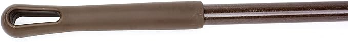SPARTA 41082EC01 Plastic Color Coded Broom, Flagged Bristles, Long Broom With Angled Head For Large Debris, 56 Inches, Brown