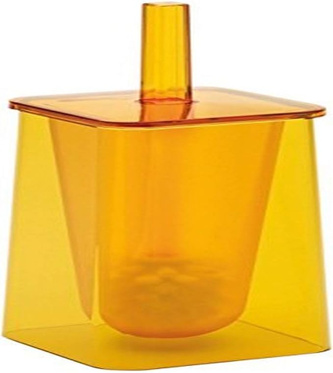 Gedy Seventy Collection Trendy Yellow Toilet Brush Holder, Yellow