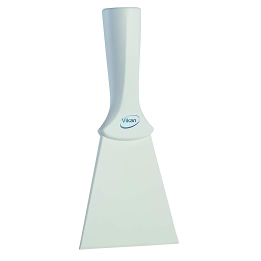 Vikan 40125 Nylon, Threaded, 4" Scraper White