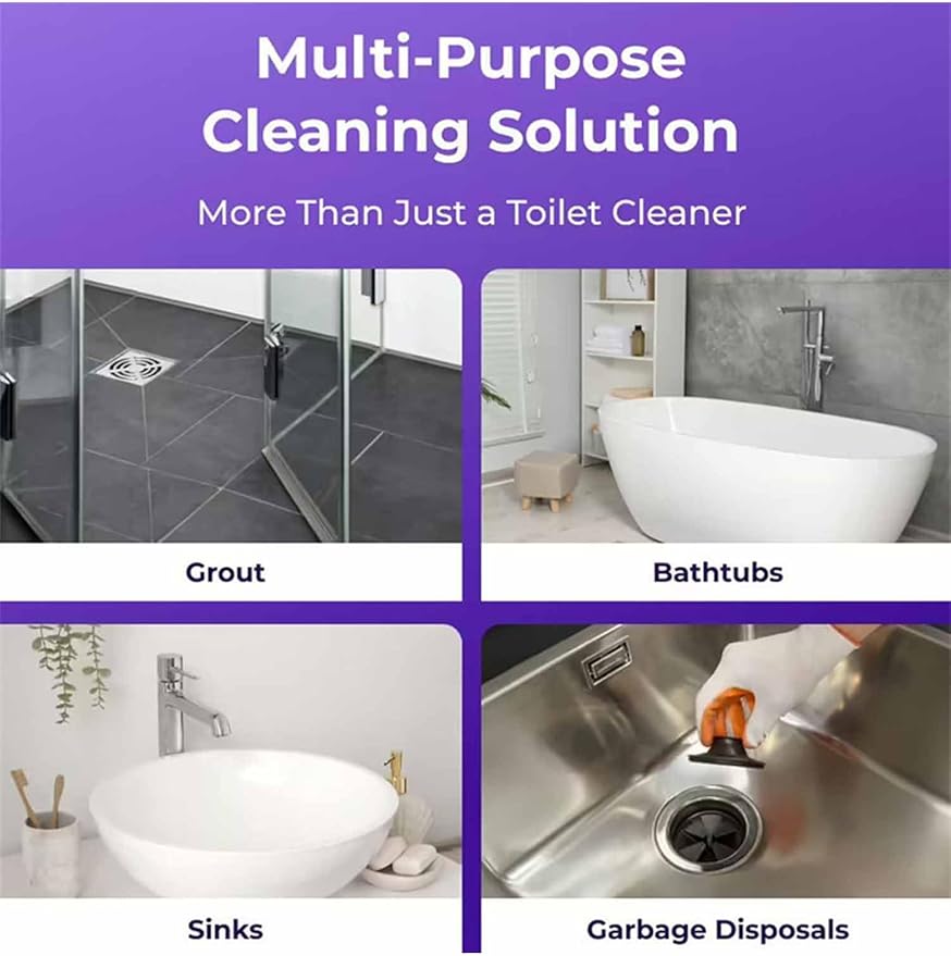 Fizclean Toilet Cleaner, Fizclean Toilet Cleaning Foam, FizCleaning Powder, FizClean Foam Cleaner, Touch Free Foaming Foaming Powder (2)