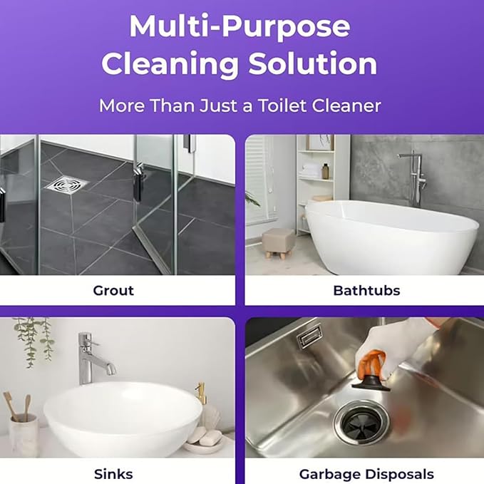 2026 New Toilet Cleaner, Toilet Cleaning Foam, Foam For Sparkling Clean, Touch Free Foaming Cleaning Powder (1)