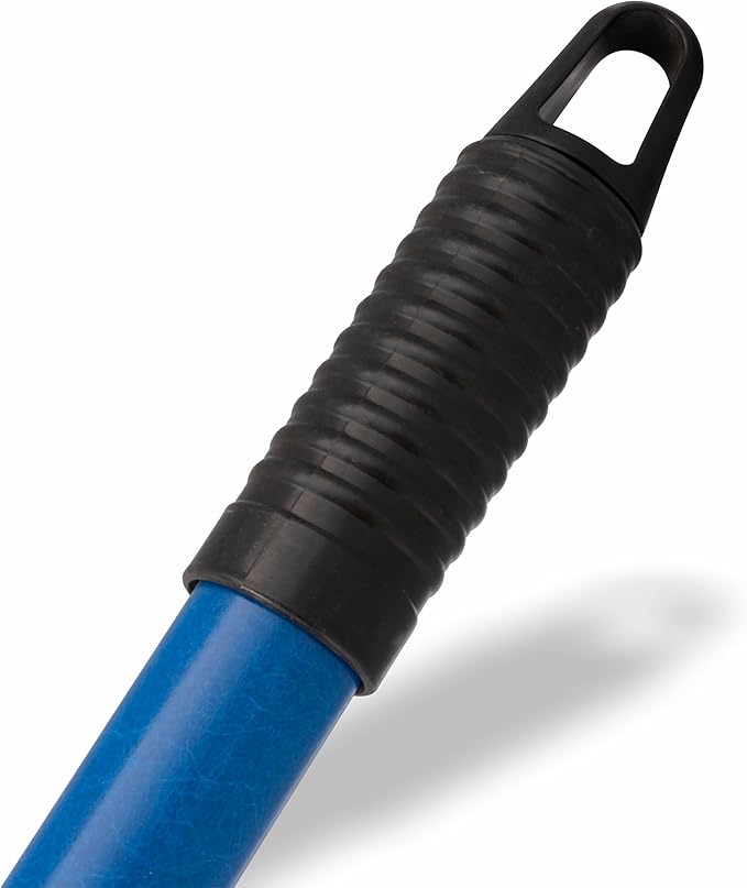 SPARTA 4022714 Fiberglass Broom Handle, Mop Handle, Replacement Handle With Acme Threaded Tip For Commercial Cleaning, 60 Inches, Blue