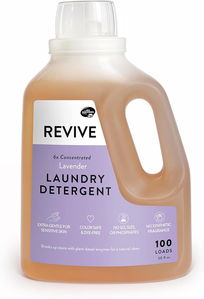 Lavender Liquid Laundry Detergent 50oz by REVIVE Essential Oils