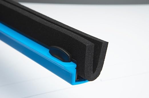 Vikan 77547 Squeegee,Fixed Head,Floor,24",PP/RB,Orange