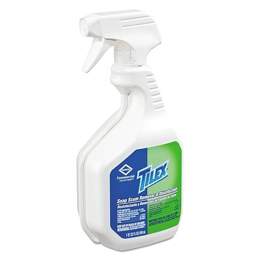 CloroxPro Tilex Disinfecting Soap Scum Remover Spray, 32 Ounces, (Package May Vary) (Pack of 9)