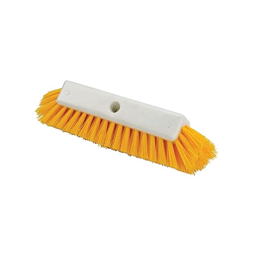 Winco Multi-Surface 12" Floor Scrub Brush, Head only