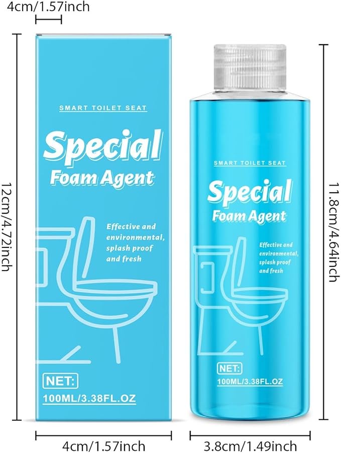 Special Foam Toilet Bowl Cleaner, 3.38 FL OZ, Splash-Proof Formula, Odor-Free, All-Day Fresh (1)
