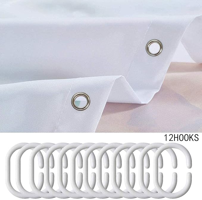 Manfei Kids Watermelon Shower Curtains Summer Fruits Theme Bathroom Curtains for Girls Room Decor, Watercolor Watermelon Waterproof Bath Curtains with 12 Hooks Suits for Bathtub, 72" W x 78" L