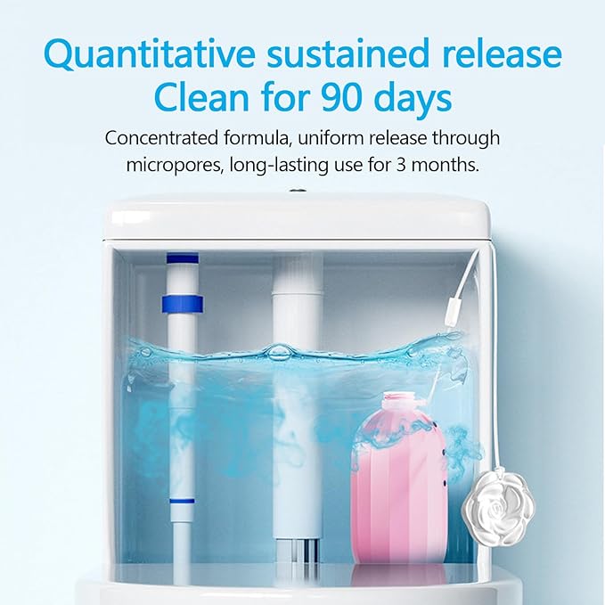 Automatic Toilet Bowl Cleaner,Household Cleaning Solution,Scented toilet cleaner,Natural Long Lasting Toilet Cleaner for Hard Water Stains & Rings (2, 500g)