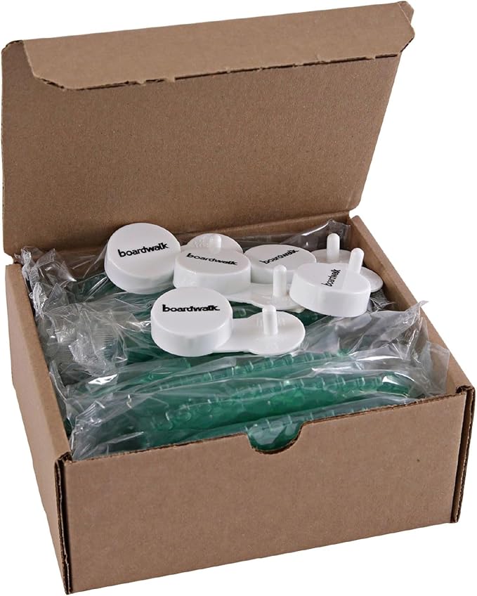 Boardwalk CURVP010I060M02AAS8100 Solid Curve Air Freshener - Cucumber Melon Fragrance, Green (10/Box)