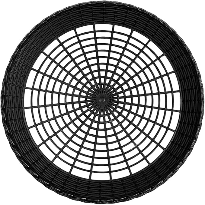 EBIGIC Paper Plate Holders, 8/12/24 Packs 9/10 Inch paper plate holders reusable Black Plastic Heavy Duty supports for Picnic Party Dinner