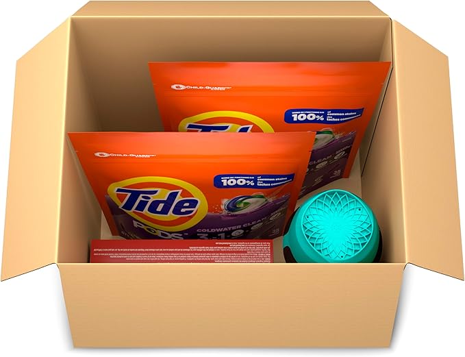 Tide Pods Liquid Laundry Detergent Pacs, Downy Unstopable Scent Beads and Bounce Dryer Sheets, Better Together Bundle