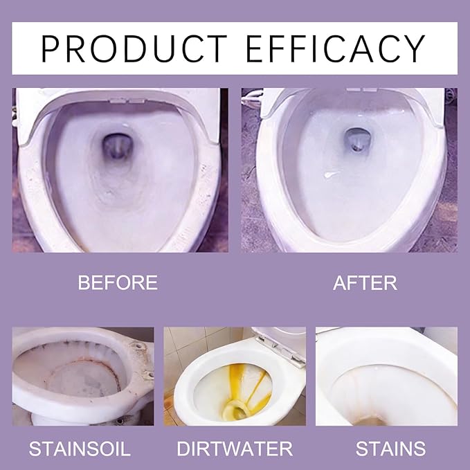 Fizz Clean Toilet Bowl Cleaner, Fizzclean Toilet Cleaning Foam, 2026 New Upgrade Toilet Bowl Cleaner, For Sparkling Clean, Touch Free Foaming Cleaning Powder (5PCS)