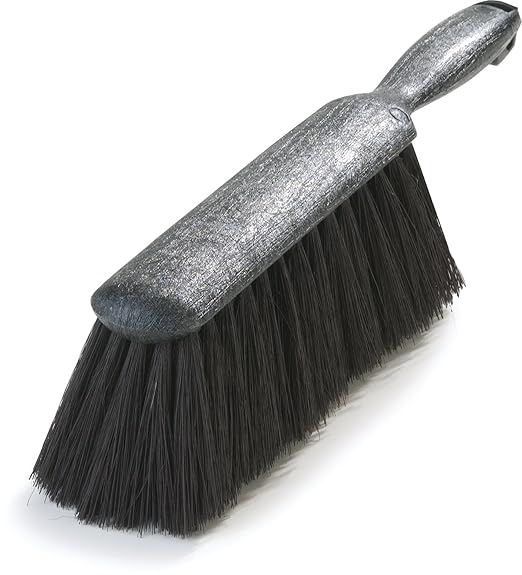 SPARTA Flo-Pac Counter Brush Scrub Brush, Cleaning Brush with Synthetic Fiber Bristles for Cleaning, 8 Inches, Black, (Pack of 12)
