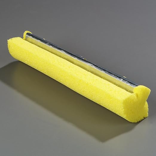 SPARTA Flo-Pac Sponge Mop Roller Mop, 12 Inches, Yellow, (Pack of 6)