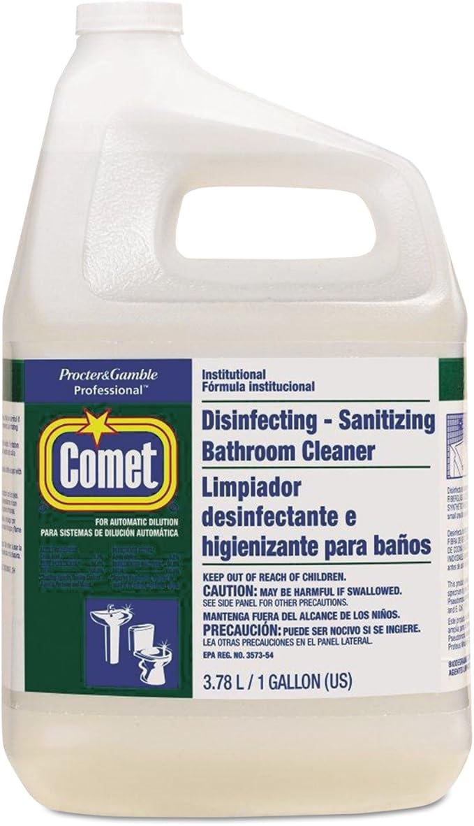 Disinfecting-Sanitizing Bathroom Cleaner, One Gallon Bottle, 3/Carton