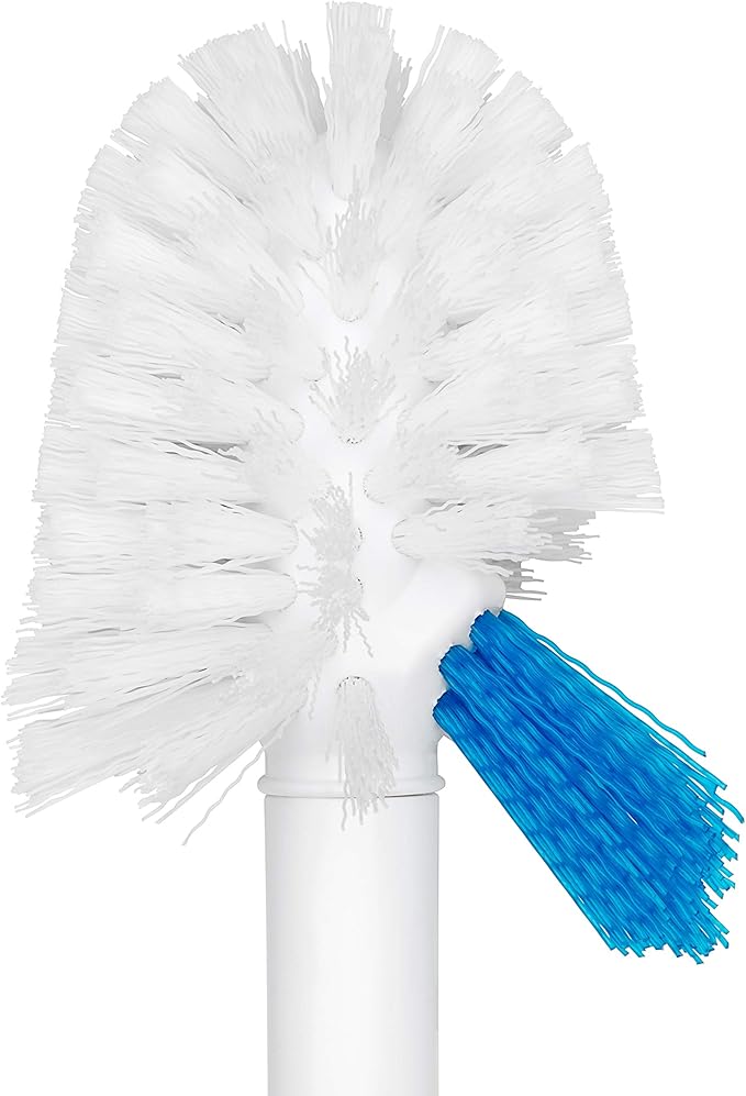 OXO White Cleaning Brush, Plastic Handle, 20-Inch