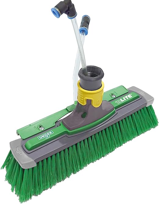 Unger Commercial - nLITE Carbon 24K Window Cleaning Kit - 39' Plus Power Brush for High Access Professional Window Cleaning - NLKT3