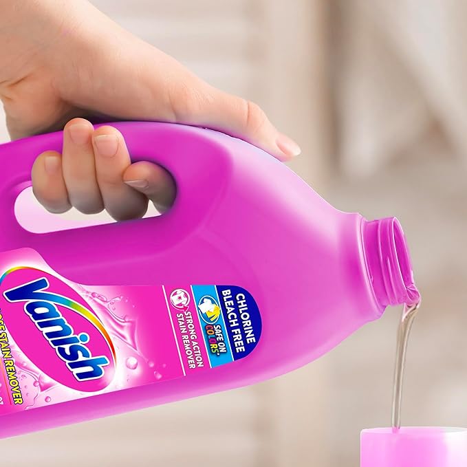 Vanish Pink Liquid Color Bleach Free Stain Remover 925ML