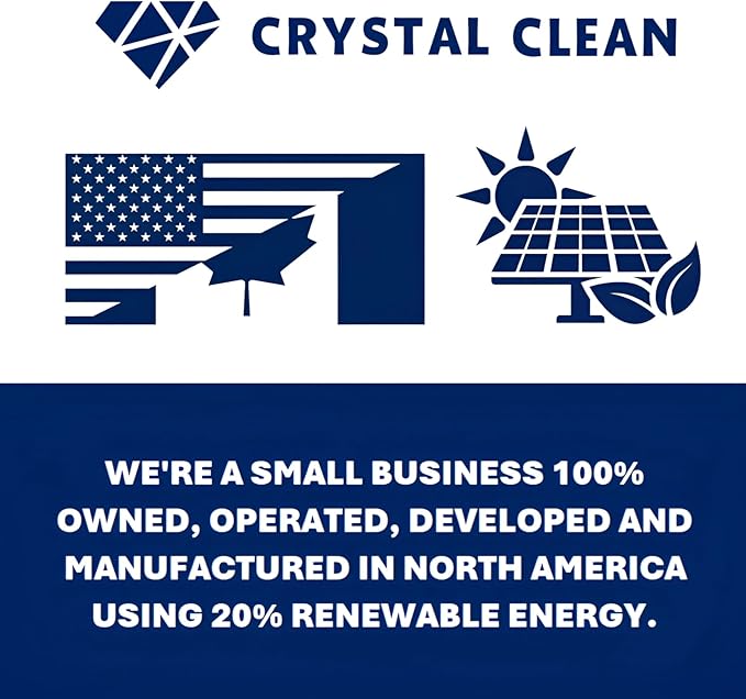 CRYSTAL CLEAN | Automatic Toilet Bowl Cleaner | Water Line Direct Install | No Scrub Or Tablet System | Stain Remover | Septic Safe | Pre-Loaded Detergent | Fresh Scent | Quick & Easy Install (2)