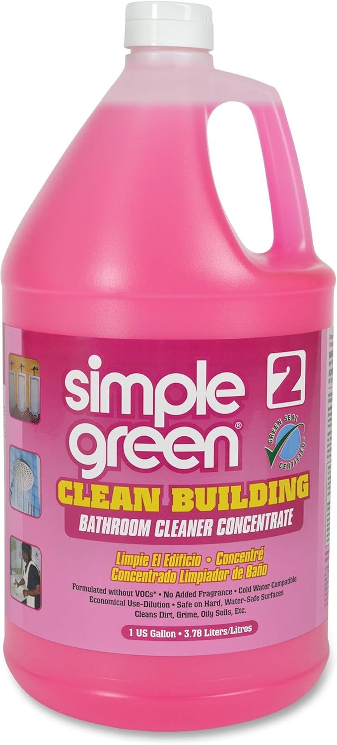 Sunshine Makers 11101CT Clean Building Bathroom Cleaner Concentrate, Unscented, 1gal Bottle