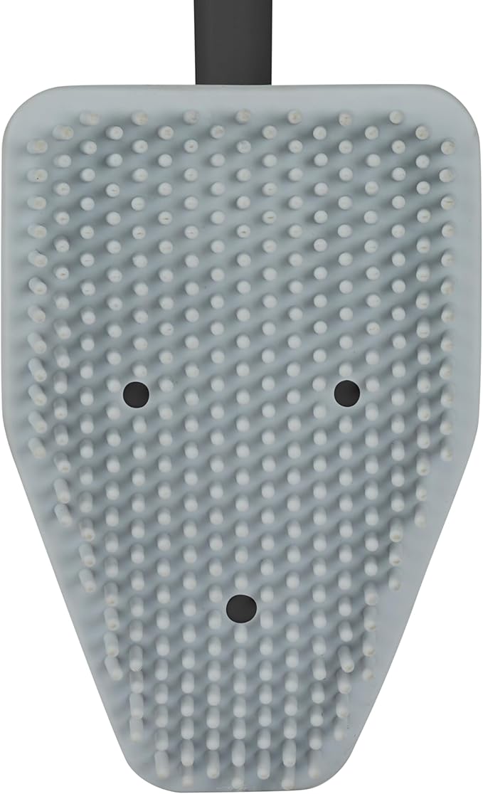 Bath Bliss Toilet Brush | Contoured Design | Flat Brush | Bathroom Cleaning | Discreet Storage Base | Bathroom Cleaning | Black